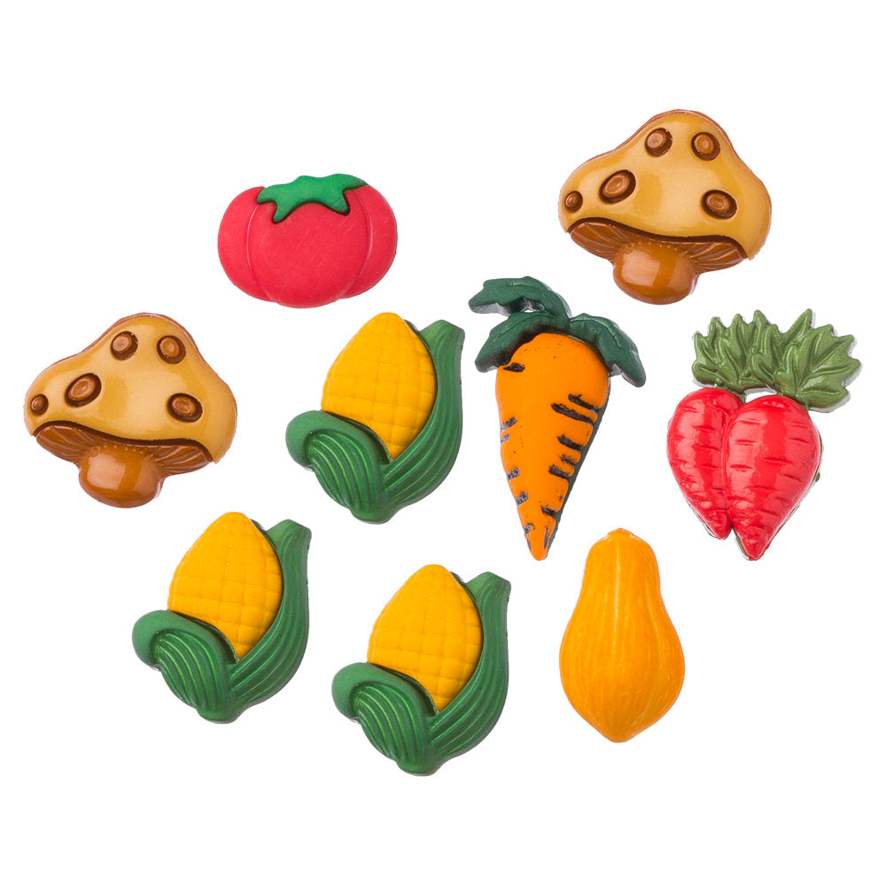 Buttons & Galore Sebze Dekoratif Düğme - 4092